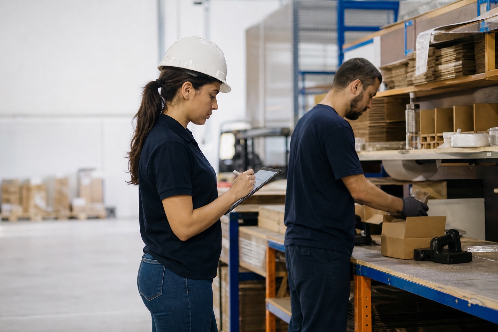 Análise ergonômica de posto de trabalho em operação real